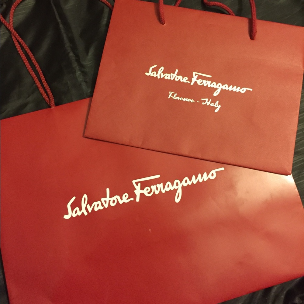 Salvatore Ferragamo shopping bag